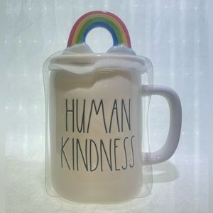 NWT Rae Dunn Human Kindness Rainbow Mug